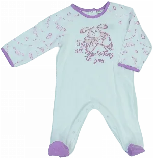 Hosszú ujjú rugdalózó