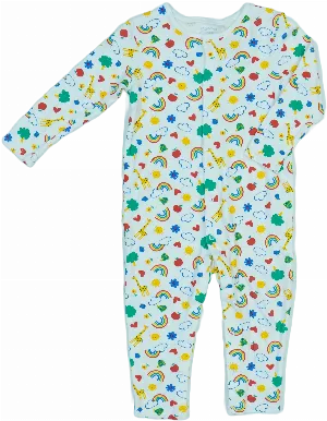 Hosszú ujjú rugdalózó