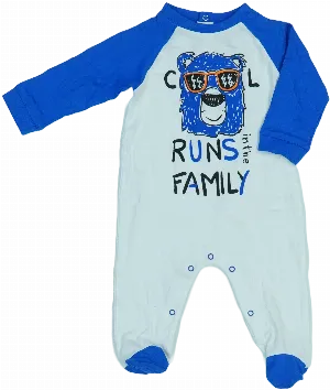 Hosszú ujjú rugdalózó