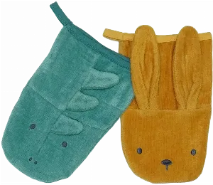 Fürdető kesztyű és szivacs