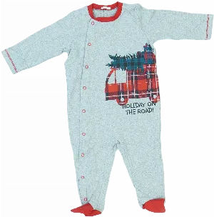 Hosszú ujjú rugdalózó