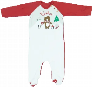 Hosszú ujjú rugdalózó