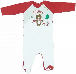 Hosszú ujjú rugdalózó