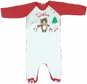 Hosszú ujjú rugdalózó