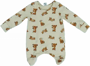 Hosszú ujjú rugdalózó