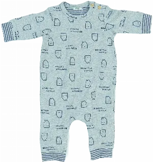 Hosszú ujjú rugdalózó