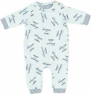 Hosszú ujjú rugdalózó