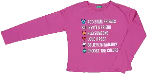 Hosszú ujjú felső