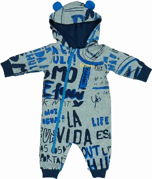 Hosszú ujjú rugdalózó